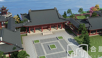 明湖文旅項目續(xù)建工程二標段古建...